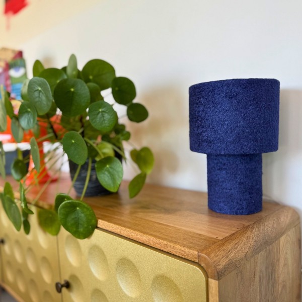 Lampe de chevet bouclette Majorelle