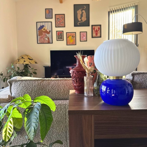 Lampe Adonis bleue