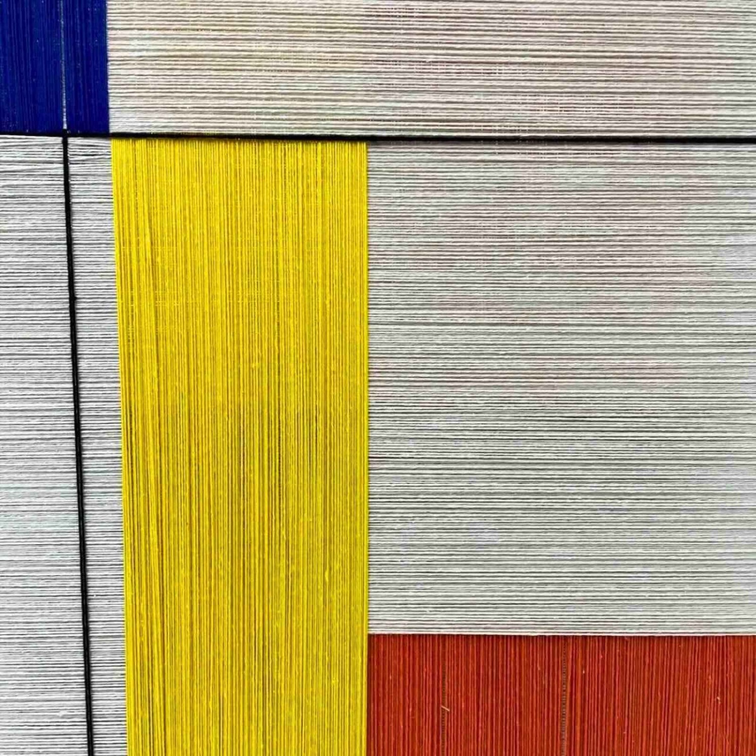Décor mural tissé Popart bleu