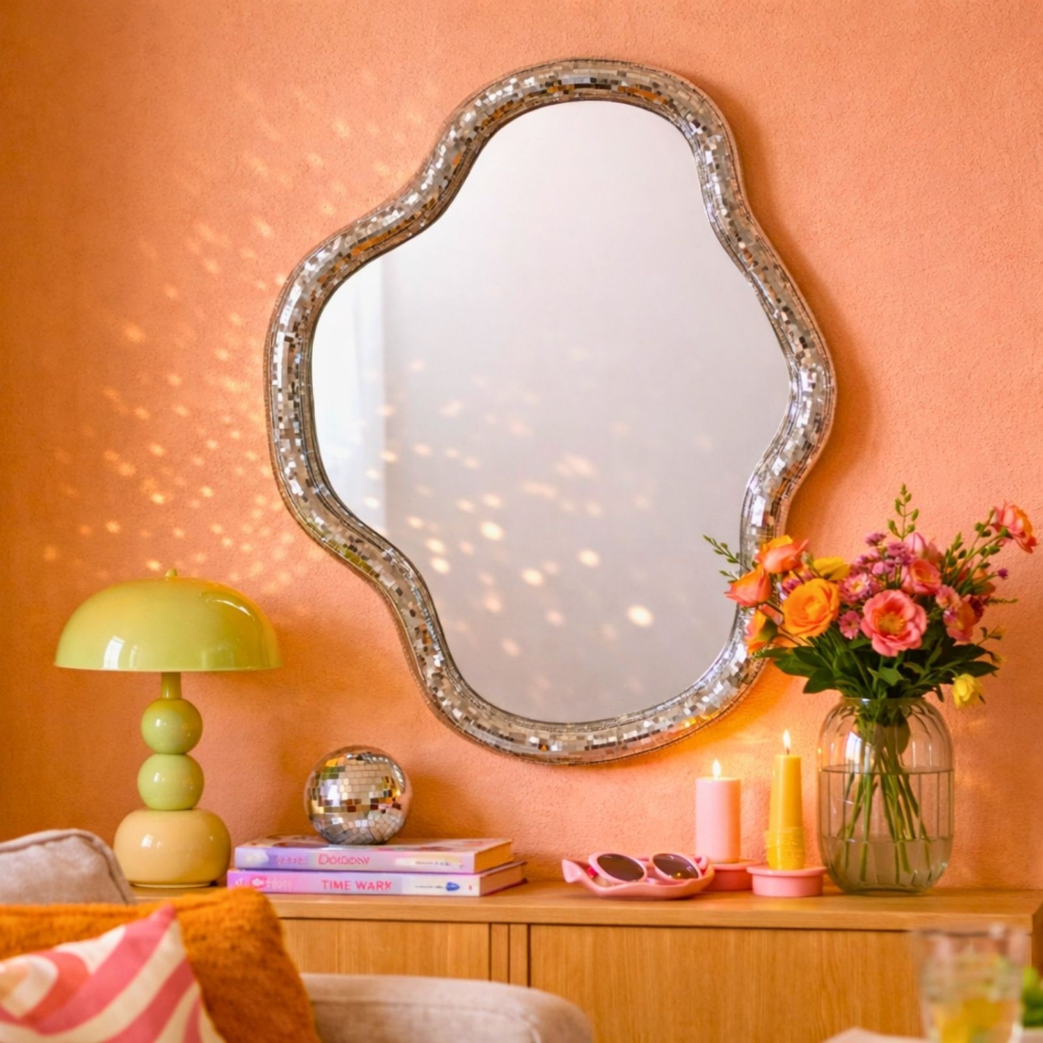 Miroir disco Organic
