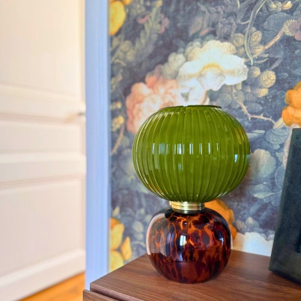 Lampe Adonis Léopard Vert